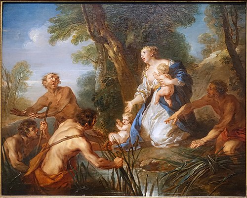 Latona and the Peasants of Lycia, 1721, François Lemoyne