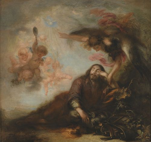 The Dream of Saint Joseph, 1662, Francisco Herrera el Mozo