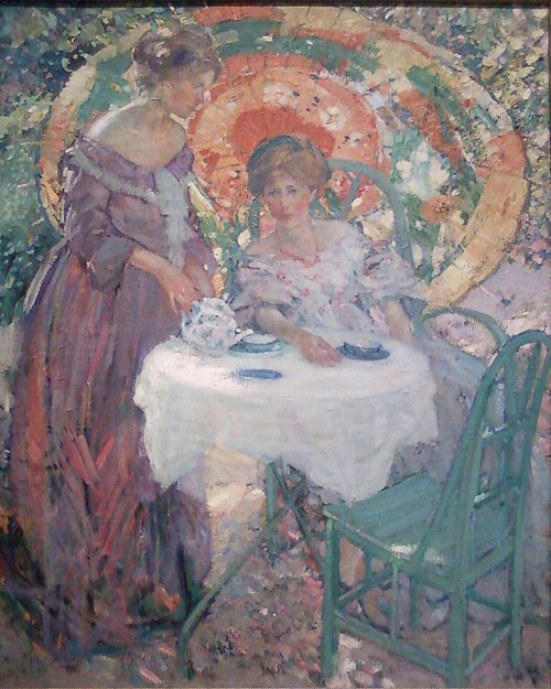 Afternoon Tea, 1910, Richard E. Miller