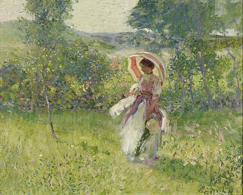 The Parasol, 1910, Richard E. Miller