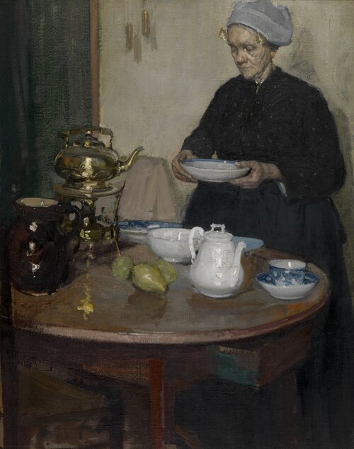 Woman at the table, 1903, Richard E. Miller