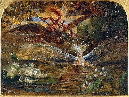 The Fairy’s Lake, 1866, John Anster Fitzgerald