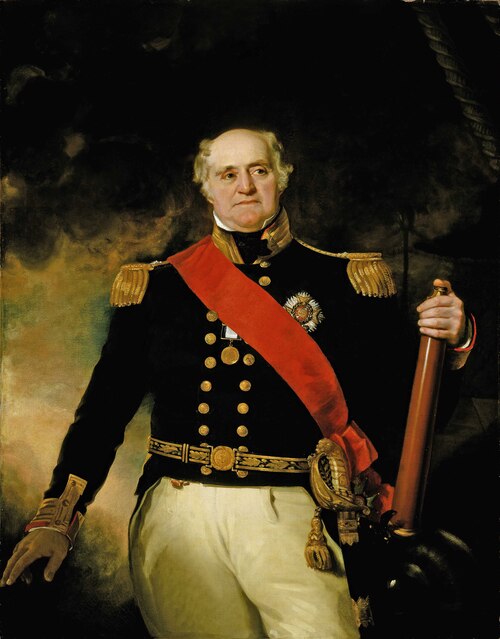 Sir Thomas Masterman Hardy, Bt, 1769-1839, Vice-Admiral of the Blue, 1834, Richard Evans