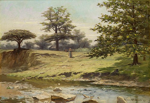 Untitled Landscape, 1893, Richard Gruelle