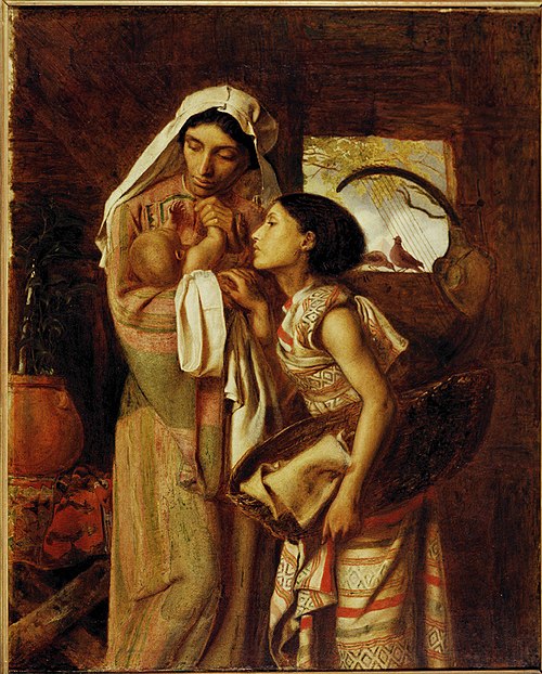 Mother of Moses, 1860, Simeon Solomon