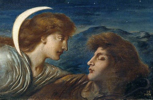 The Moon and Sleep, 1894, Simeon Solomon