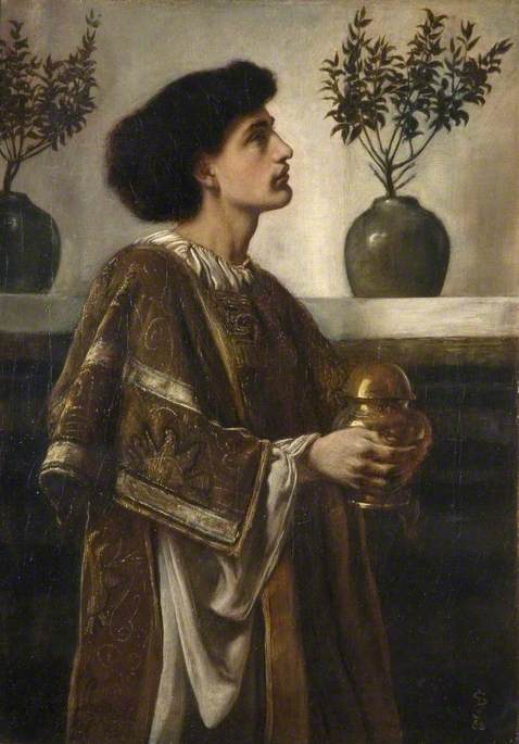 A Deacon, 1863, Simeon Solomon