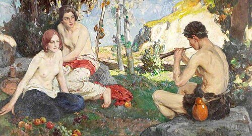 Love Tunes the Shepherd's Reed, 1920, Richard Jack