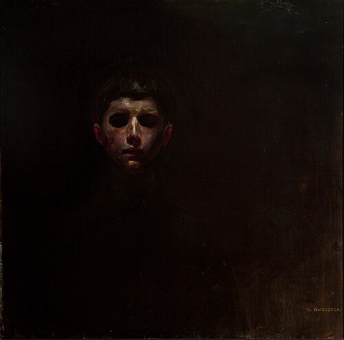 Self-Portrait – Boy's Head, , Gustaw Gwozdecki