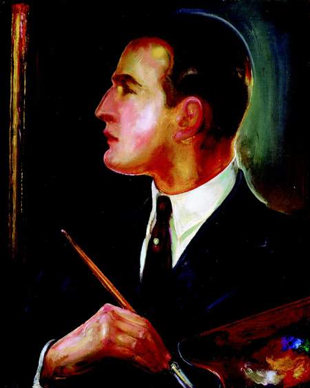 Autoportrait, 1928, Gustaw Gwozdecki