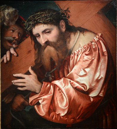 Le portement de croix, , Il Romanino