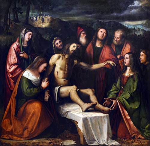 La lamentation sur le corps du Christ mort, 1510, Il Romanino