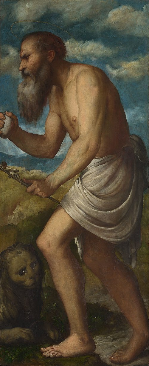 Saint Jerome, 1524, Il Romanino