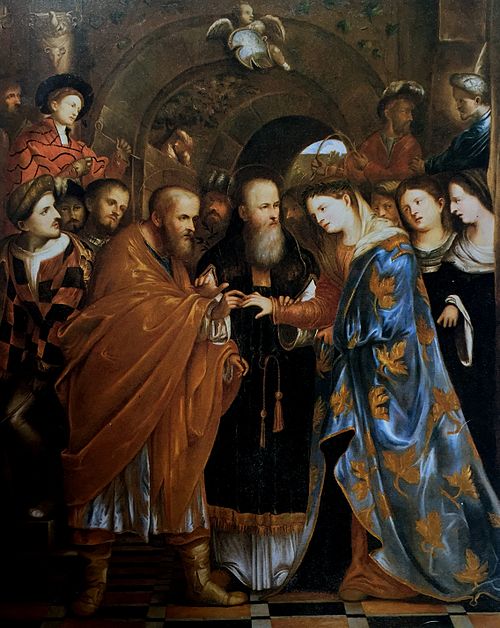 Le Mariage de la Vierge, 1540, Il Romanino