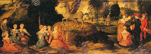 Pegasus and the Muses, 1540, Il Romanino