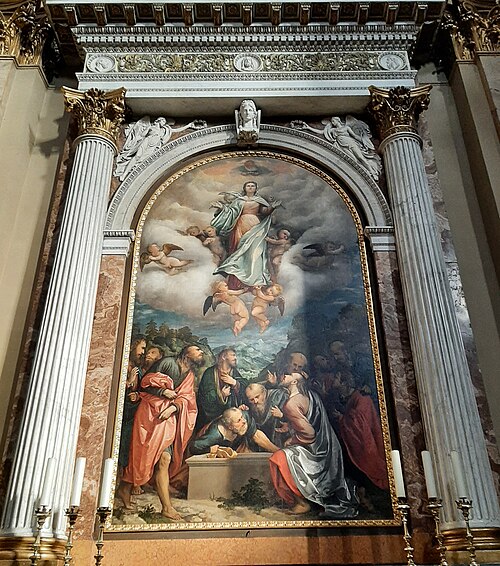 Assumption of Mary, 1545, Girolamo Romanino