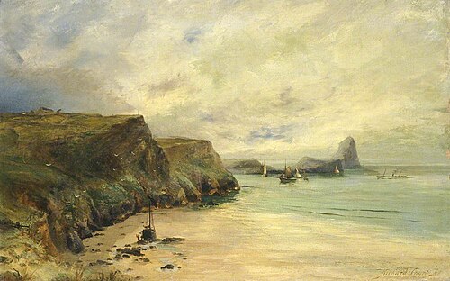 Worm's Head, Gower, 1888, Richard Short
