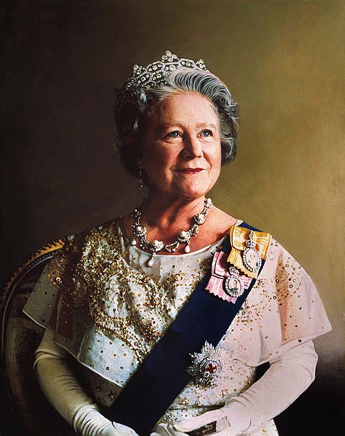 Her Majesty Queen Elizabeth, The Queen Mother, 1986, Richard Stone