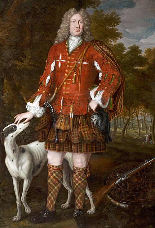 Kenneth Sutherland, 3rd Lord Duffus, d. 1734. Jacobite, 1712, Richard Waitt