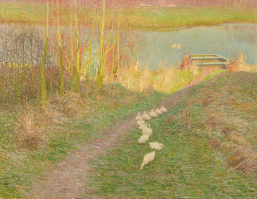 February Morning, 1895, Émile Claus