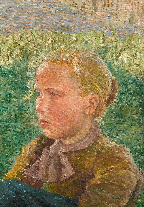 Blonde Girl, 1895, Émile Claus