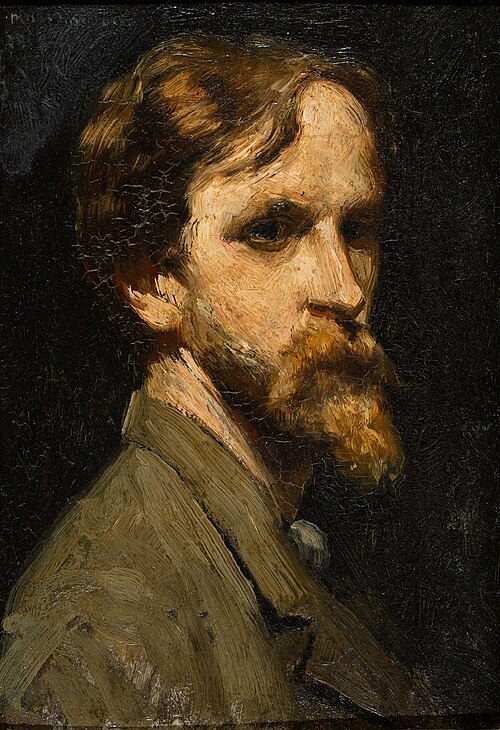 Autoportrait, 1877, Émile Claus