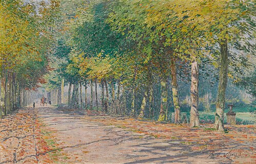 Une avenue, 1895, Émile Claus