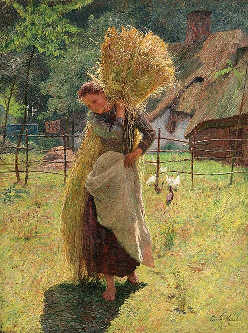 La Faneuse, 1896, Émile Claus