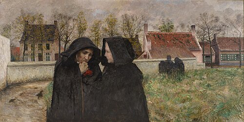 The Causerie in Bachte-Maria-Leerne, 1890, Émile Claus