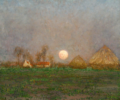 Rising Moon, 1900, Émile Claus