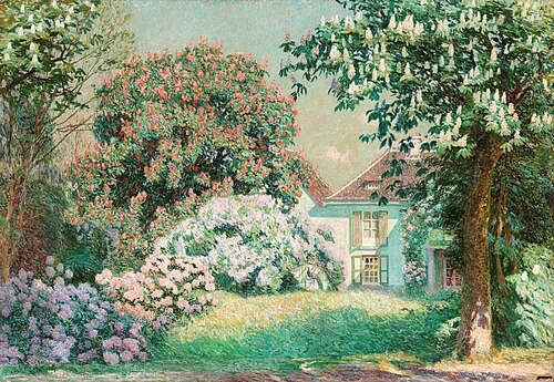 Villa Zonneschyn in the Spring, 1910, Emile Claus