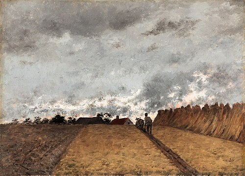 Fieldwork in Flanders, 1885, Emile Claus