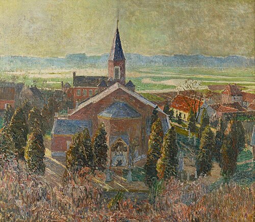 A View on Deurle and the Lys, 1920, Emile Claus