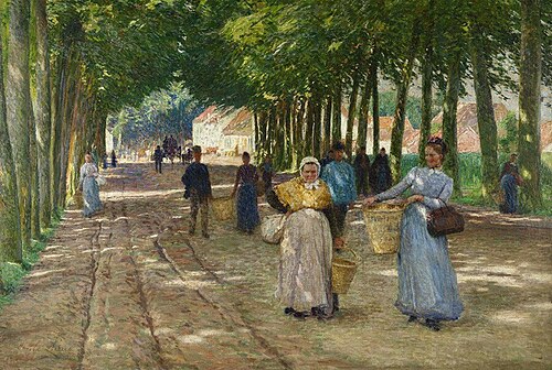 Le Retour du marché, 1894, Emile Claus