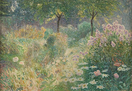 Chemin fleuri, 1890, Émile Claus