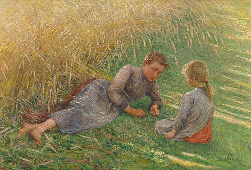 In the Field, 1890, Emile Claus