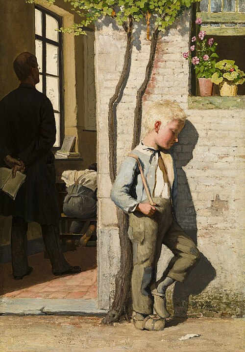 Punished, 1877, Emile Claus