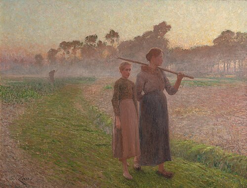 Terugkeer van de velden, 1891, Emile Claus