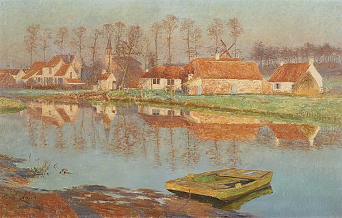 The Village of Deurle, 1894, Emile Claus