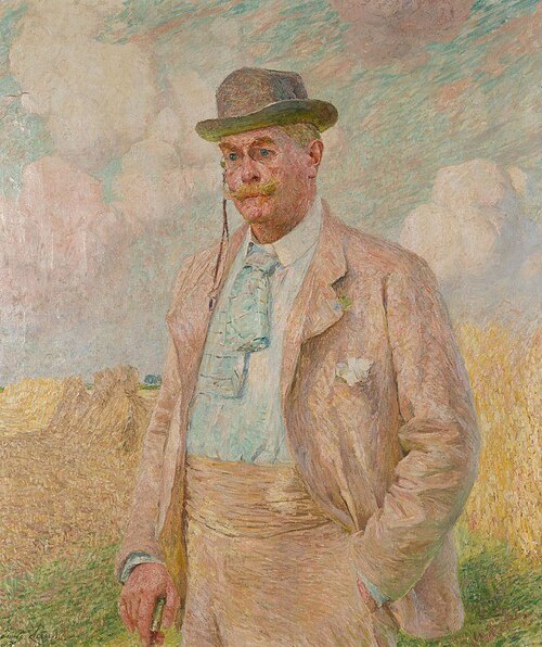 Portrait de Camille Lemonnier, 1903, Émile Claus