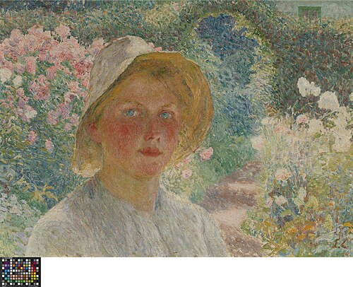 The daughter of the gardener, 1908, Emile Claus