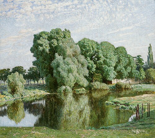 The Banks of the River Lys, 1920, Emile Claus