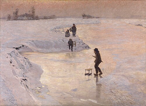 Skaters, 1891, Emile Claus