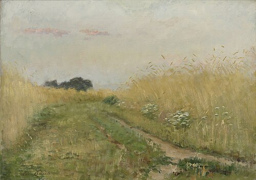 Zomerlandschap - Korenveld, , Émile Claus