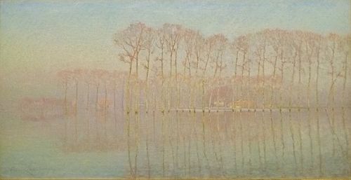 Trees along the Lys, 1892, Émile Claus