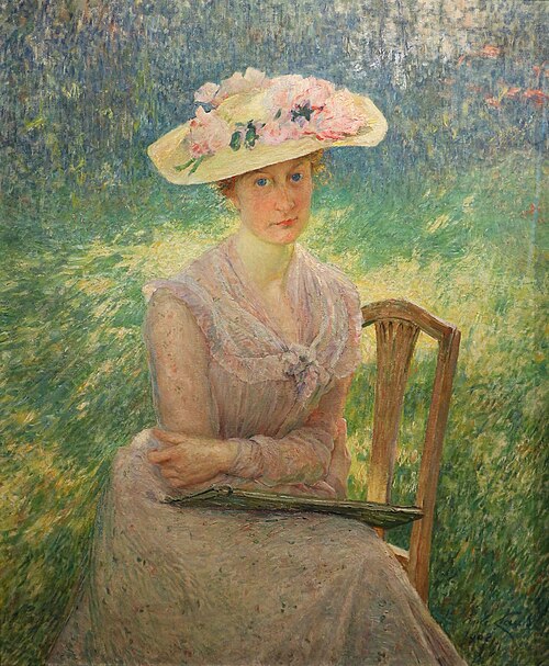 Portrait de Jenny Montigny, 1902, Émile Claus