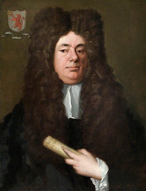 William Petyt (1640–1707), Holding a Copy of the Magna Carta, 1690, Richard van Bleeck
