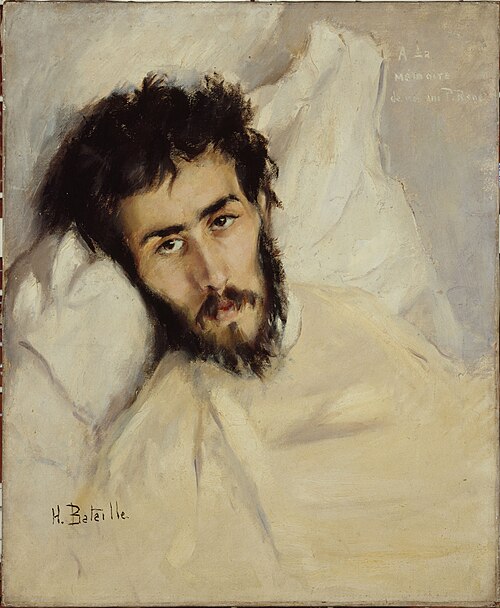 Portrait d'homme malade (P René?), 1895, Henry Bataille
