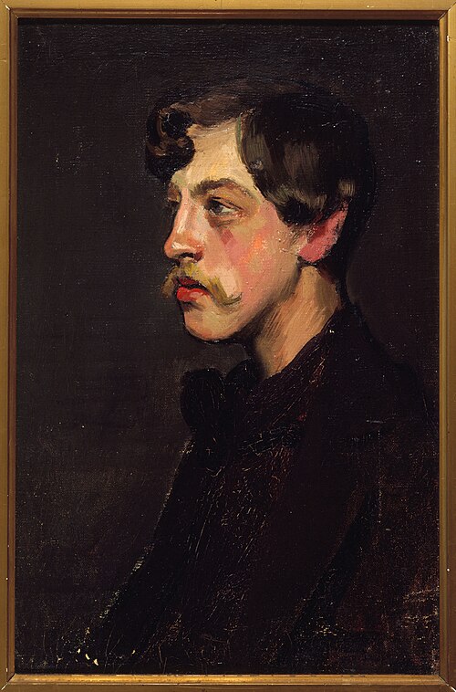 Portrait de Camille Mauclair (1872-1945), critique d'art, 1895, Henry Bataille