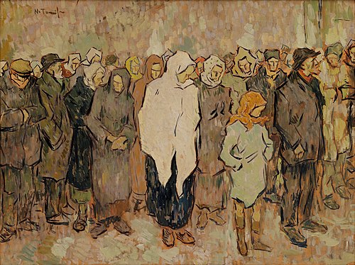 Bread Line, 1919, Nicolae Tonitza